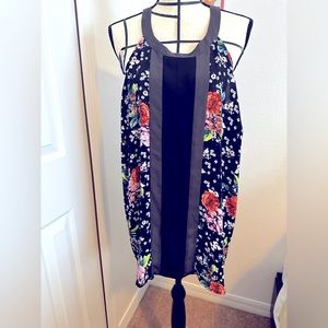 Plus size, floral halter style top from Torrid.